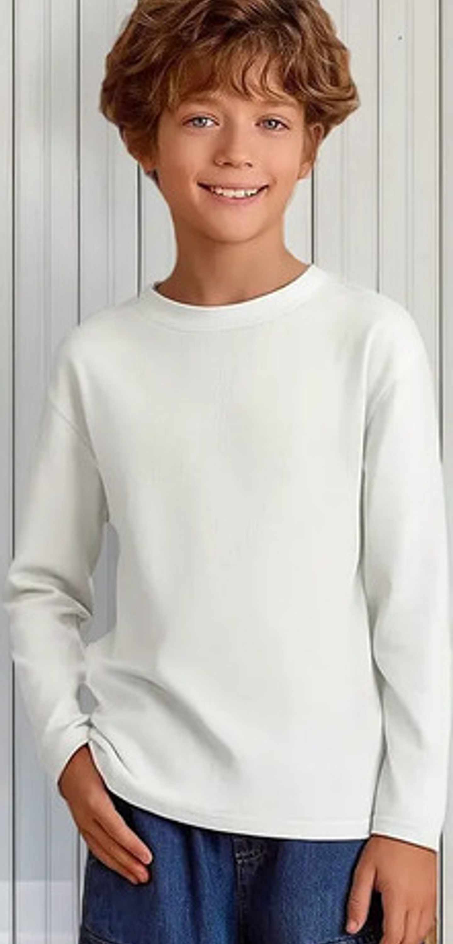 Pack3 Camiseta Niño Con Polar, Cuello Redondo 1