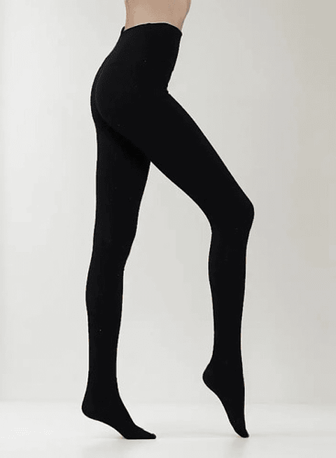 Pack 6 Pantys Medias Con Polar Elásticas De Invierno Con Pie