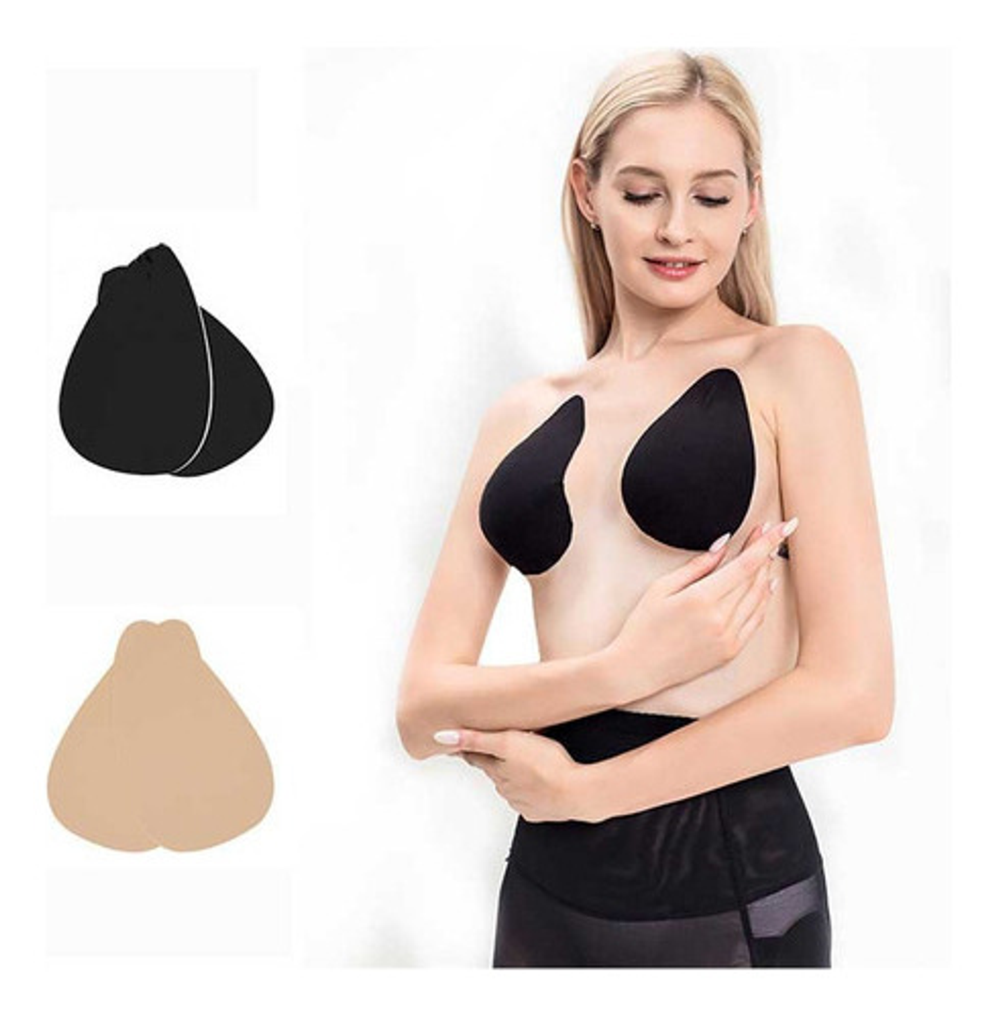Sujetador Push Up Invisible Con Cinta Adhesiva Para Mujer 2