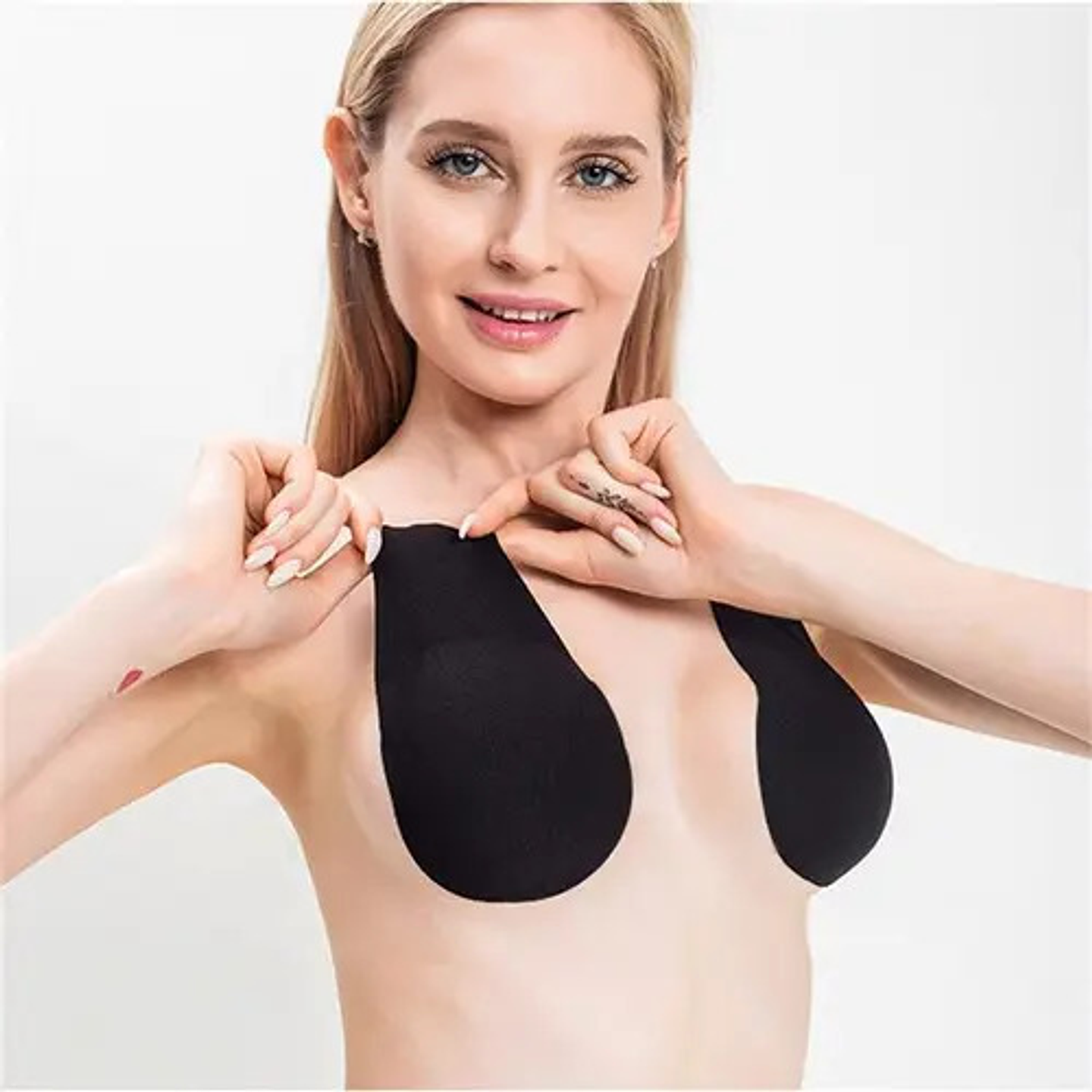 Sujetador Push Up Invisible Con Cinta Adhesiva Para Mujer 4