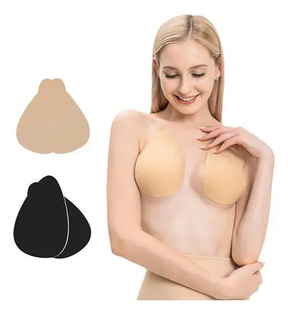 Sujetador Push Up Invisible Con Cinta Adhesiva Para Mujer 9