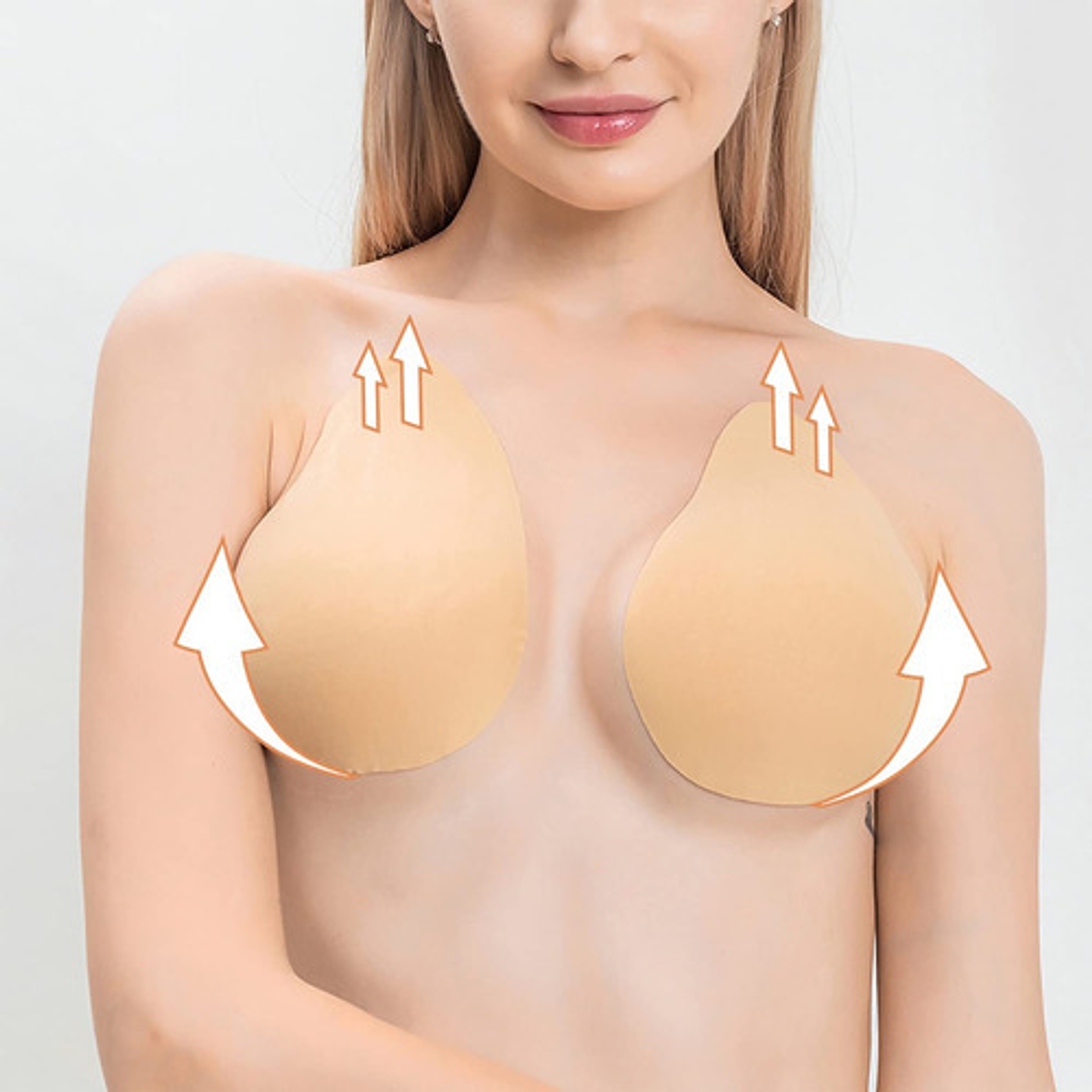 Sujetador Push Up Invisible Con Cinta Adhesiva Para Mujer 11