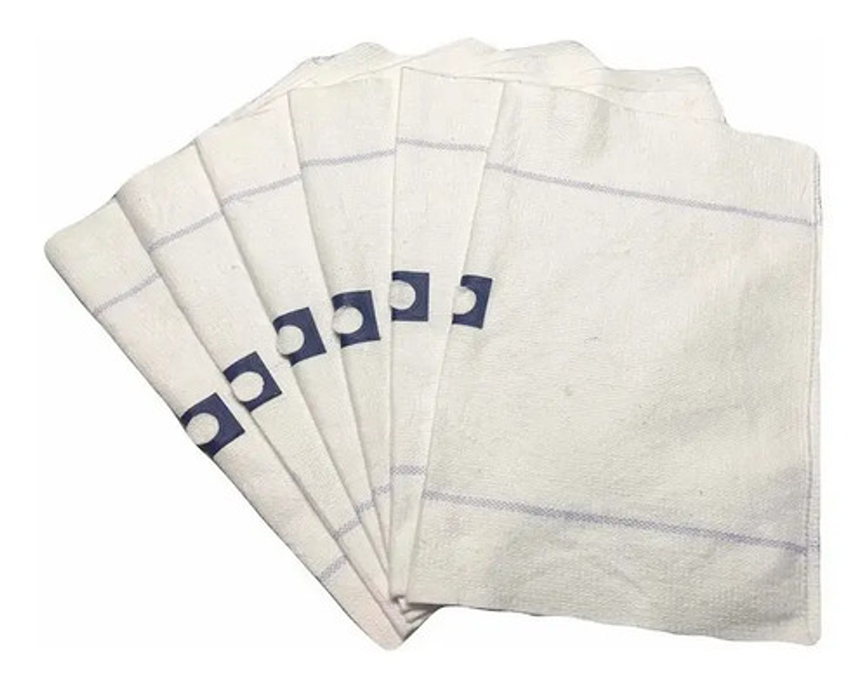 Pack 12 Trapero Con Ojal Piso 70cmx55cm 3