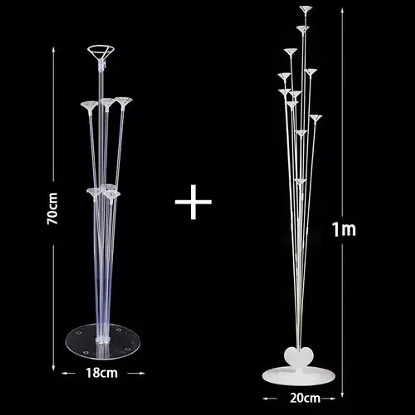 X2 Soporte De Globos Varillas Para Globos Varilla De Globos 2