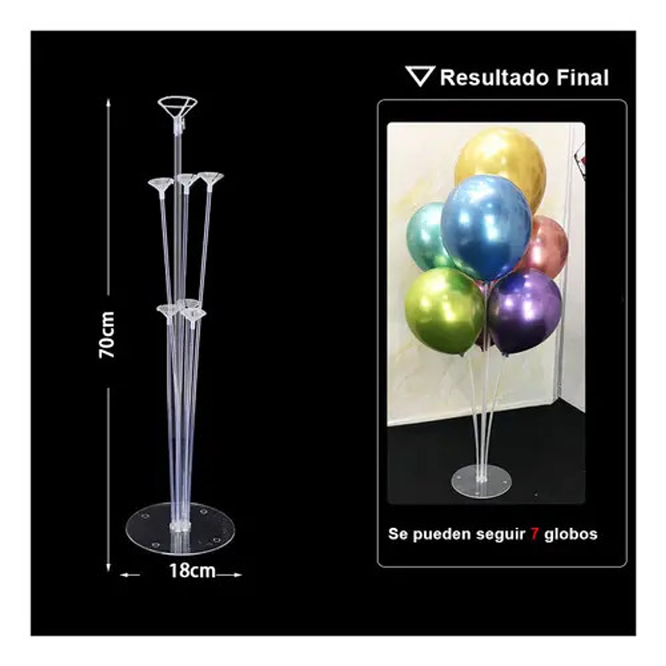 X2 Soporte De Globos Varillas Para Globos Varilla De Globos 3
