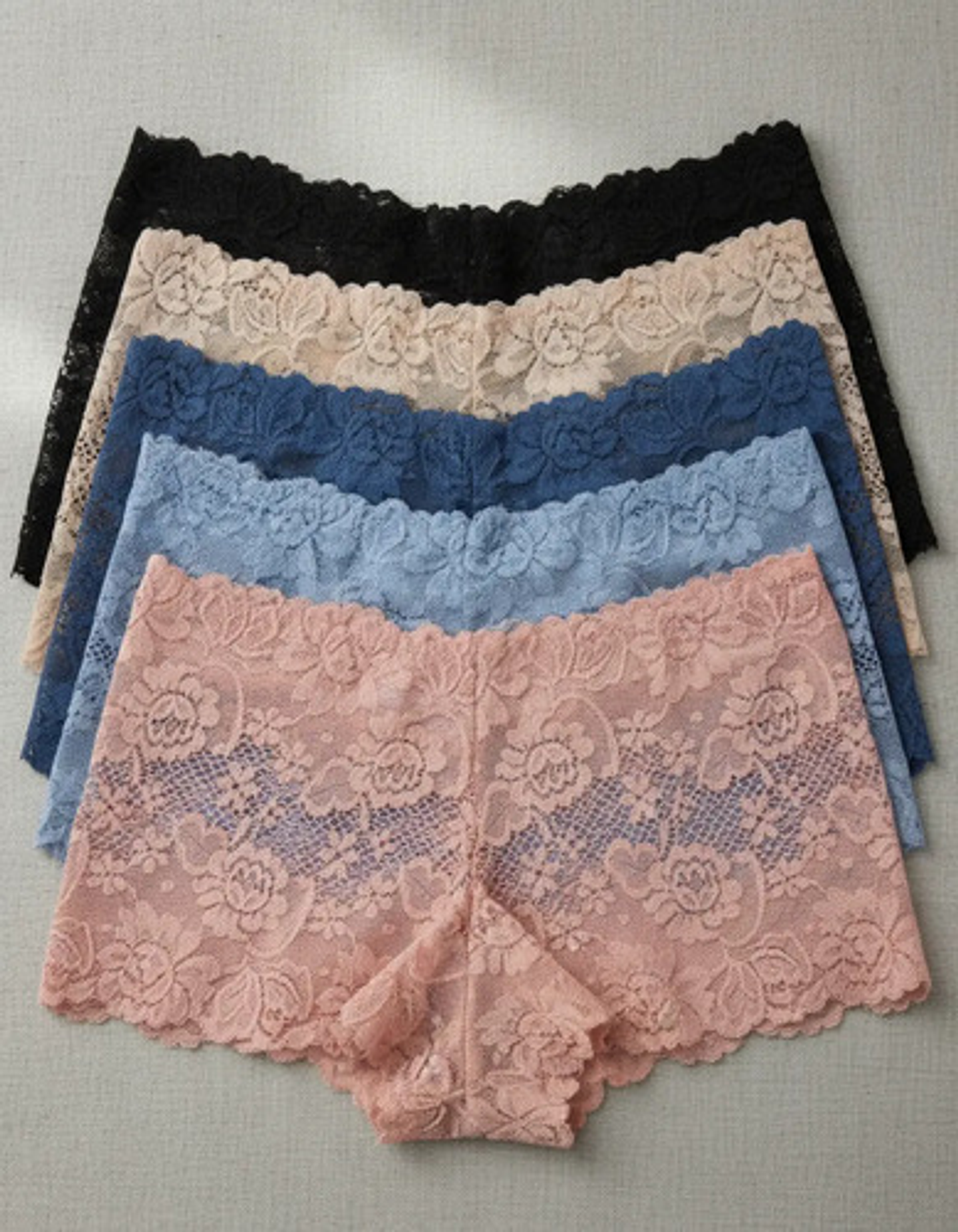 Pack 6 Calzón Pantaleta Encaje Elasticado 1