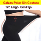 Pack 2 Calzas Polar Sin Costura Mujer. Tiro Largo Con Faja - Miniatura 2