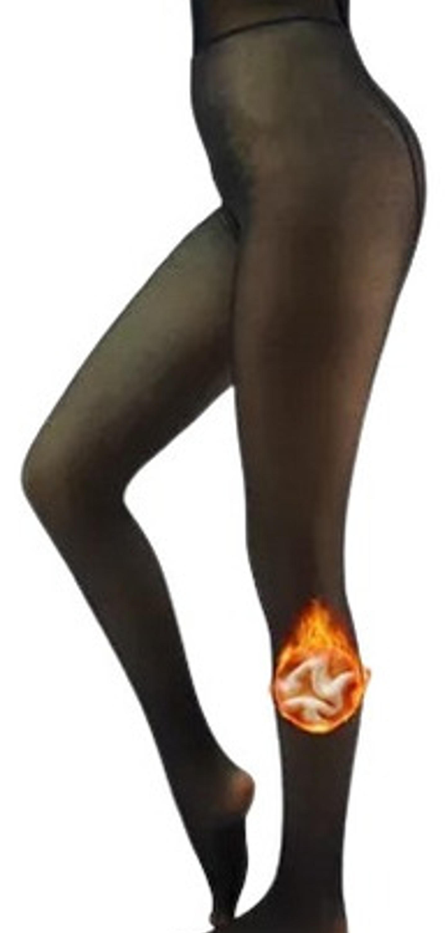 Pack6 Calza Efecto Piel Panty Con Chiporro Invierno Con Pie 2