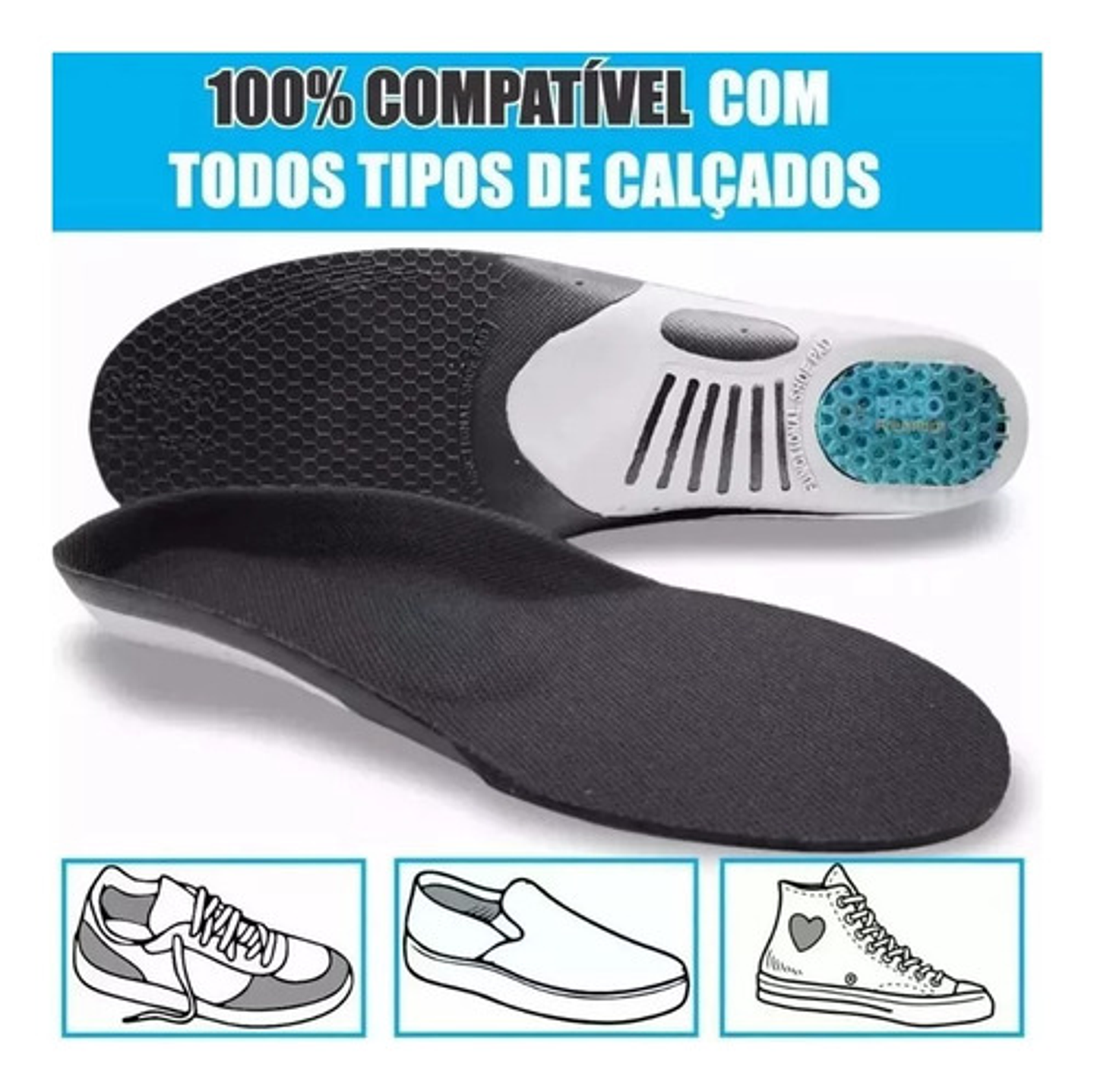 Plantillas Ortopédicas Premium Para Fascitis Plantar Unisex 15