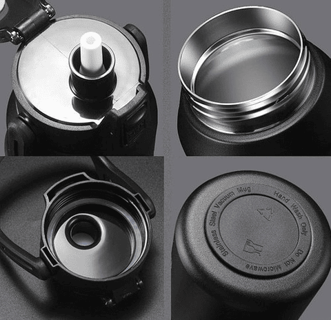 Botella De Agua Deportiva De Acero Inoxidable 316 De 800ml