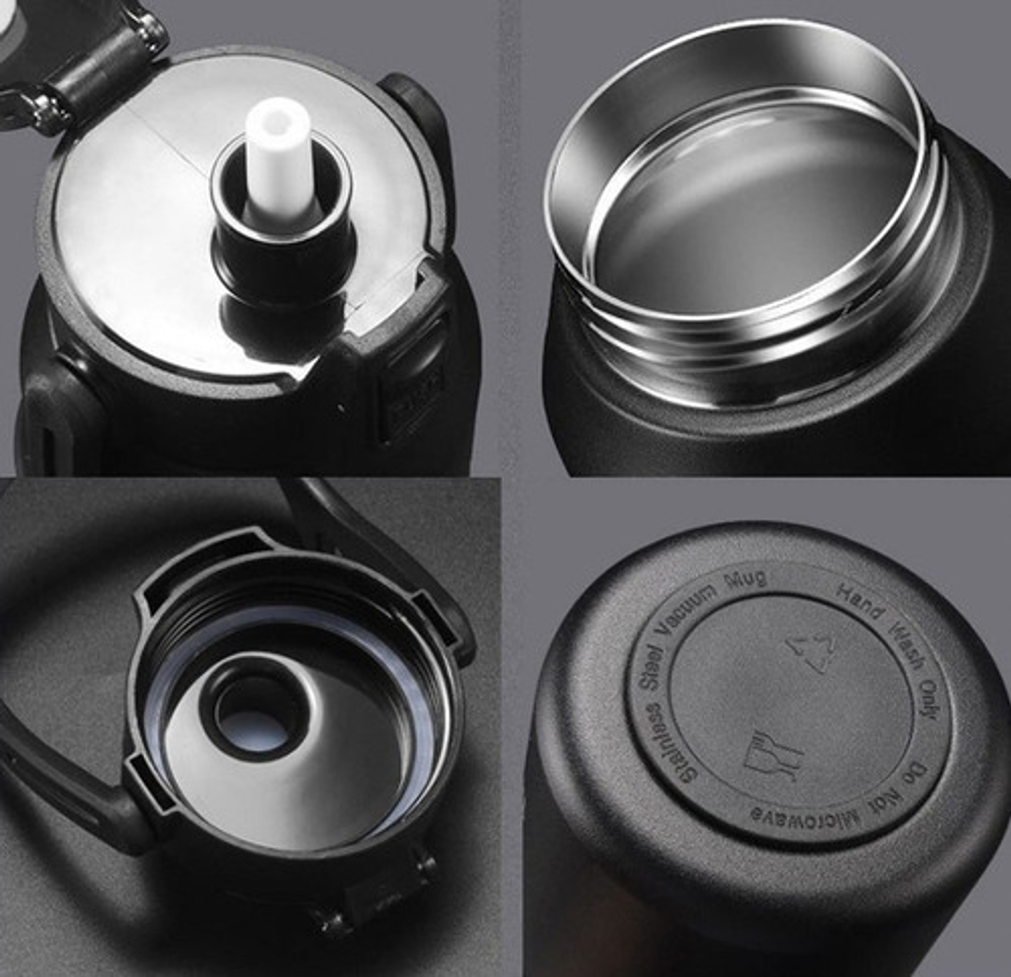 Botella De Agua Deportiva De Acero Inoxidable 316 De 800ml 2