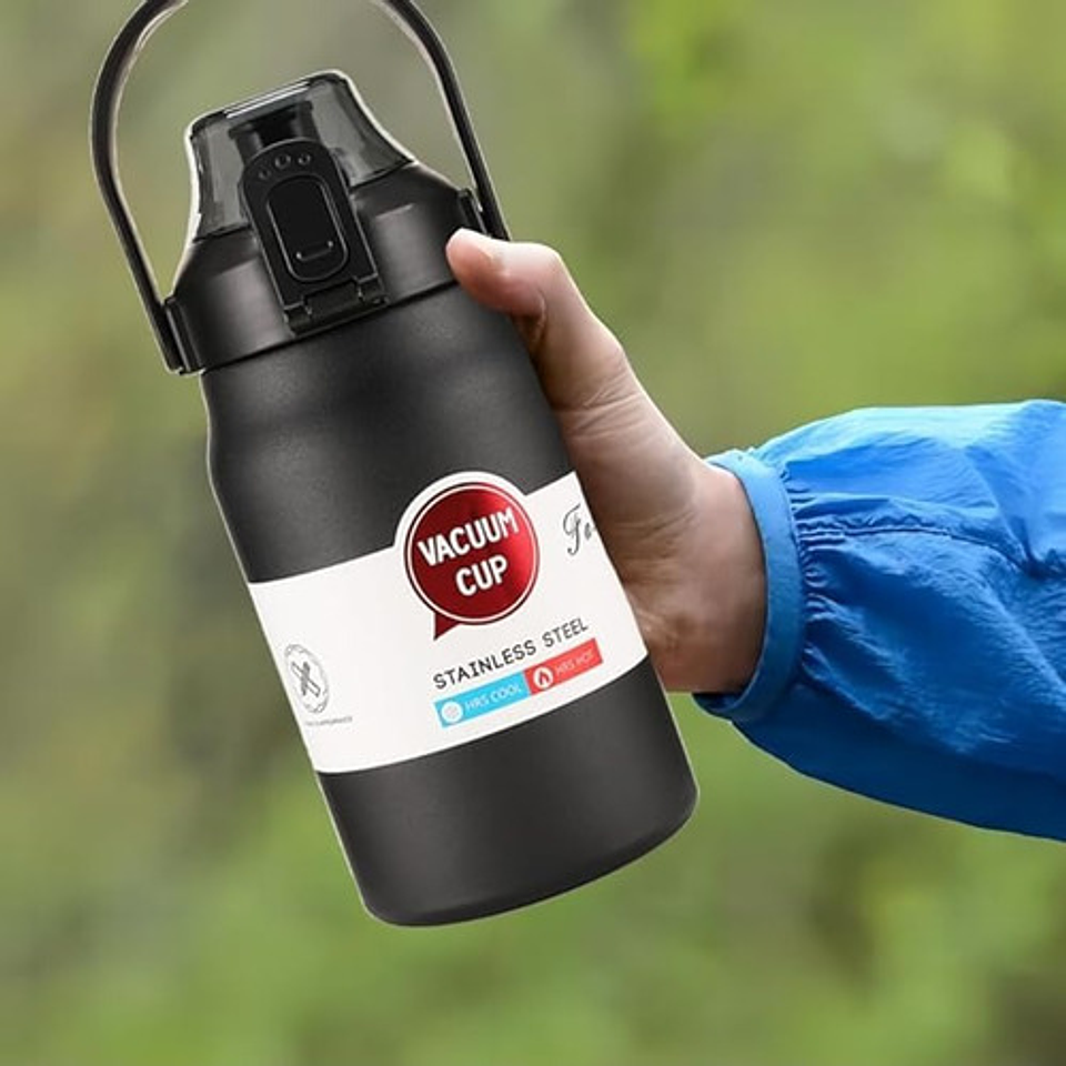 Botella De Agua Deportiva De Acero Inoxidable 316 De 800ml 4