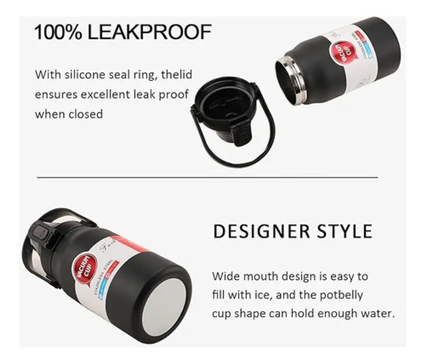 Botella De Agua Deportiva De Acero Inoxidable 316 De 800ml 5