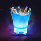 Cubitera Hielera Con Luz Led 5l Para Fiesta Hogar Bar Blanco Lisa - Miniatura 7