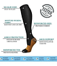 6 Pares De Calcetines De Compresión De Cobre 10-15 Mmhg - Miniatura 2