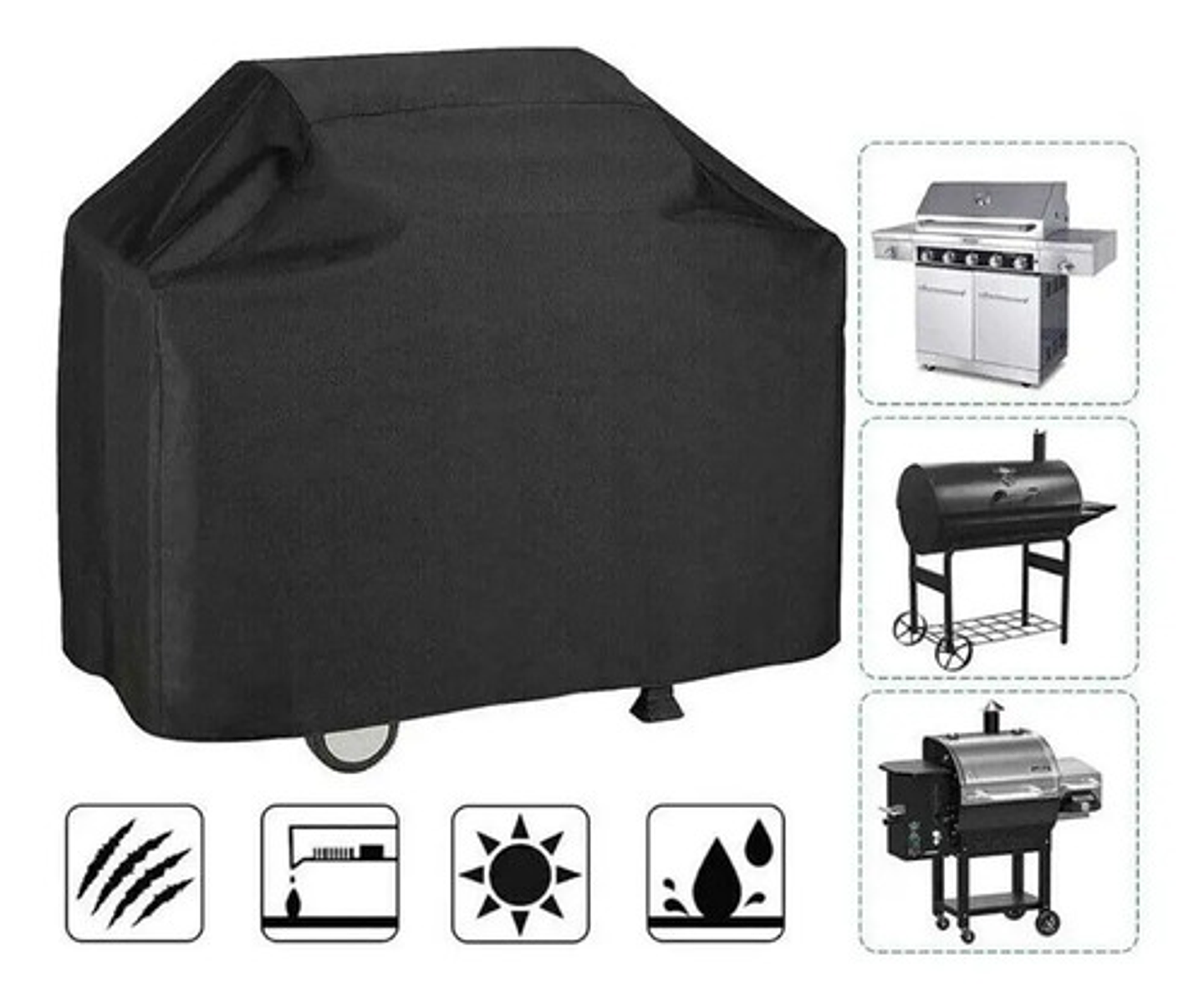 Cobertor Parrilla Asador Exterior Funda Protector Barbacoa 1