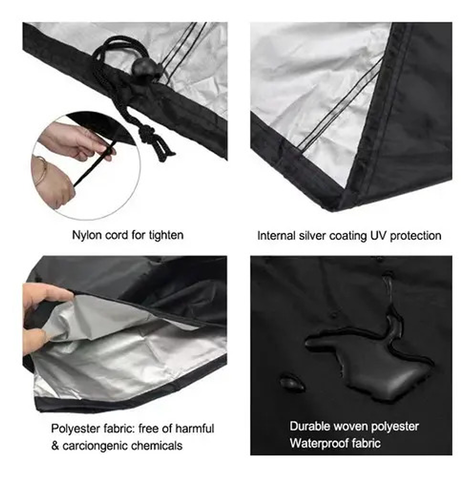 Cobertor Parrilla Asador Exterior Funda Protector Barbacoa 15