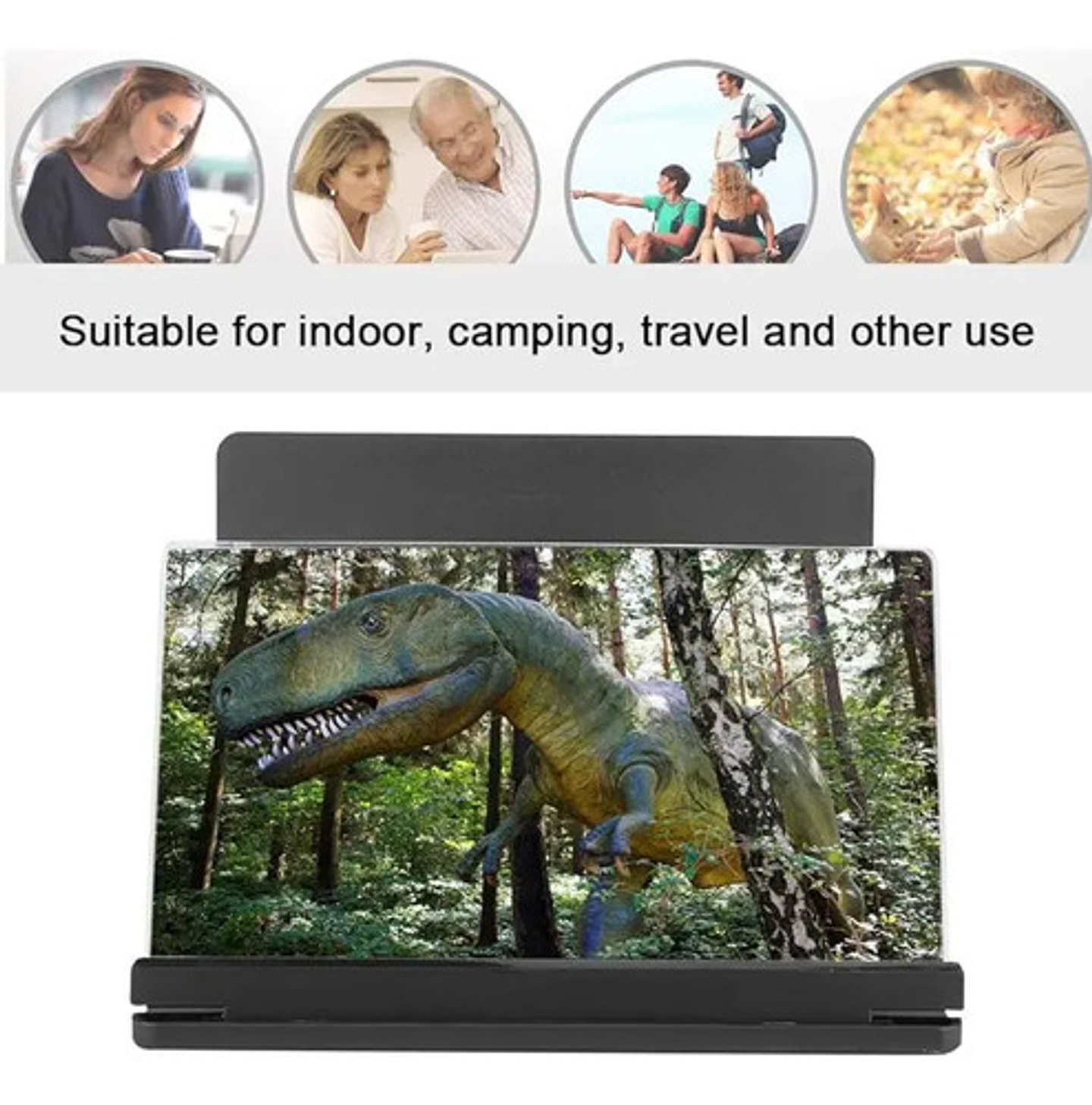 Amplificador Vídeo Hd Lupa Pantalla Teléfono Móvil Celular 4