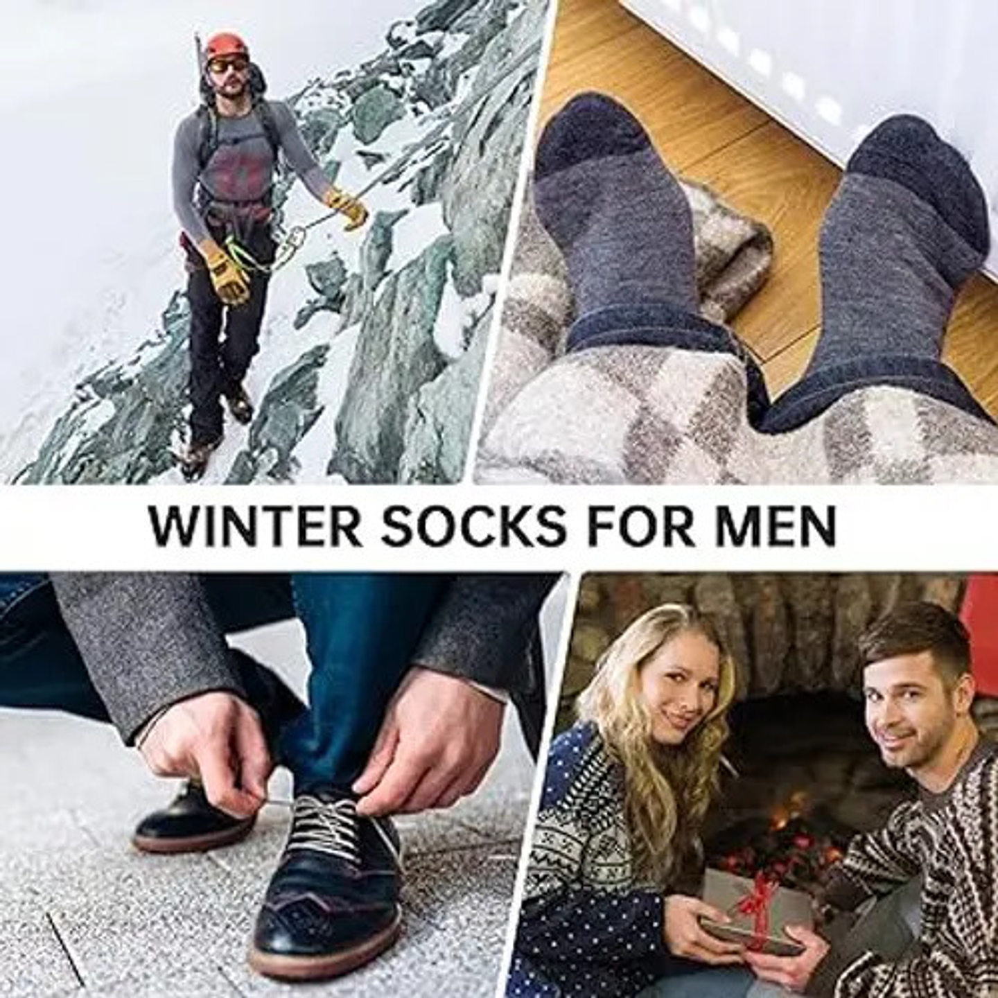 6 Pares Calcetines Termicos Invierno Premium 6