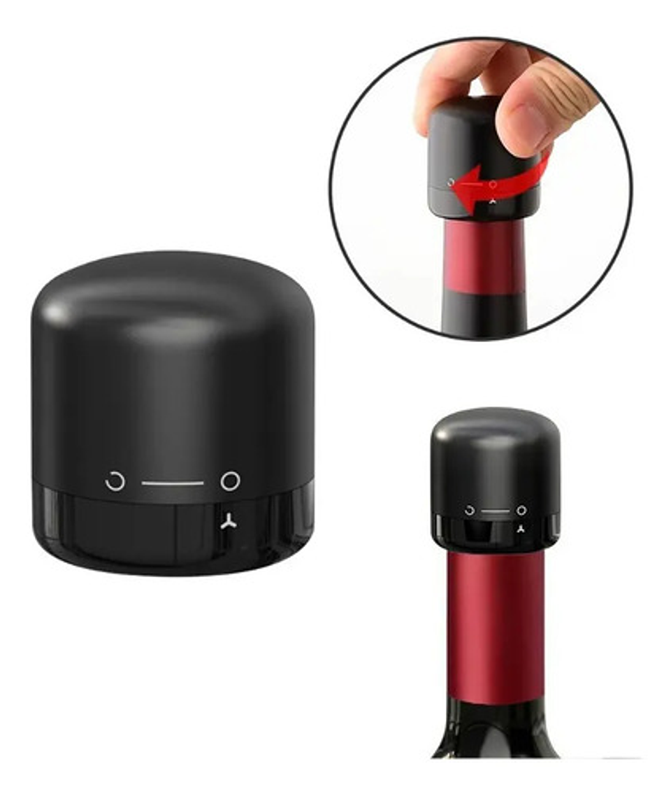 2pcs Tapa Vino Tapón Al Vacío Champagne Espumante Champaña 1