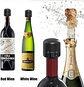 2pcs Tapa Vino Tapón Al Vacío Champagne Espumante Champaña - Miniatura 7