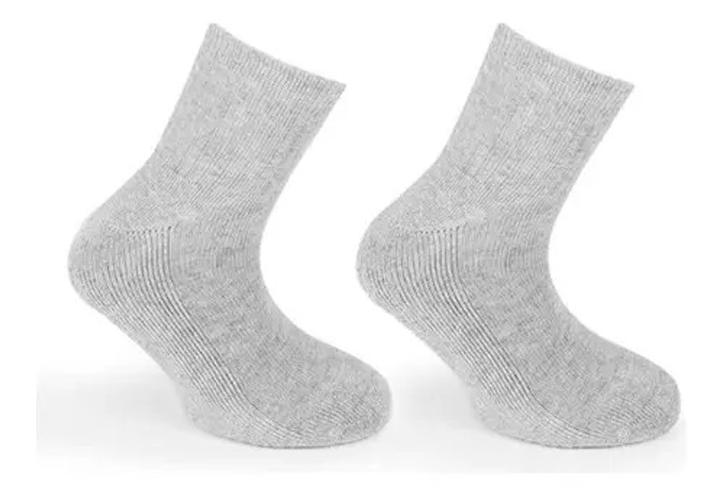 12 Pares Calcetines Deportivas Para Niño O Niña,unisex,gris 1