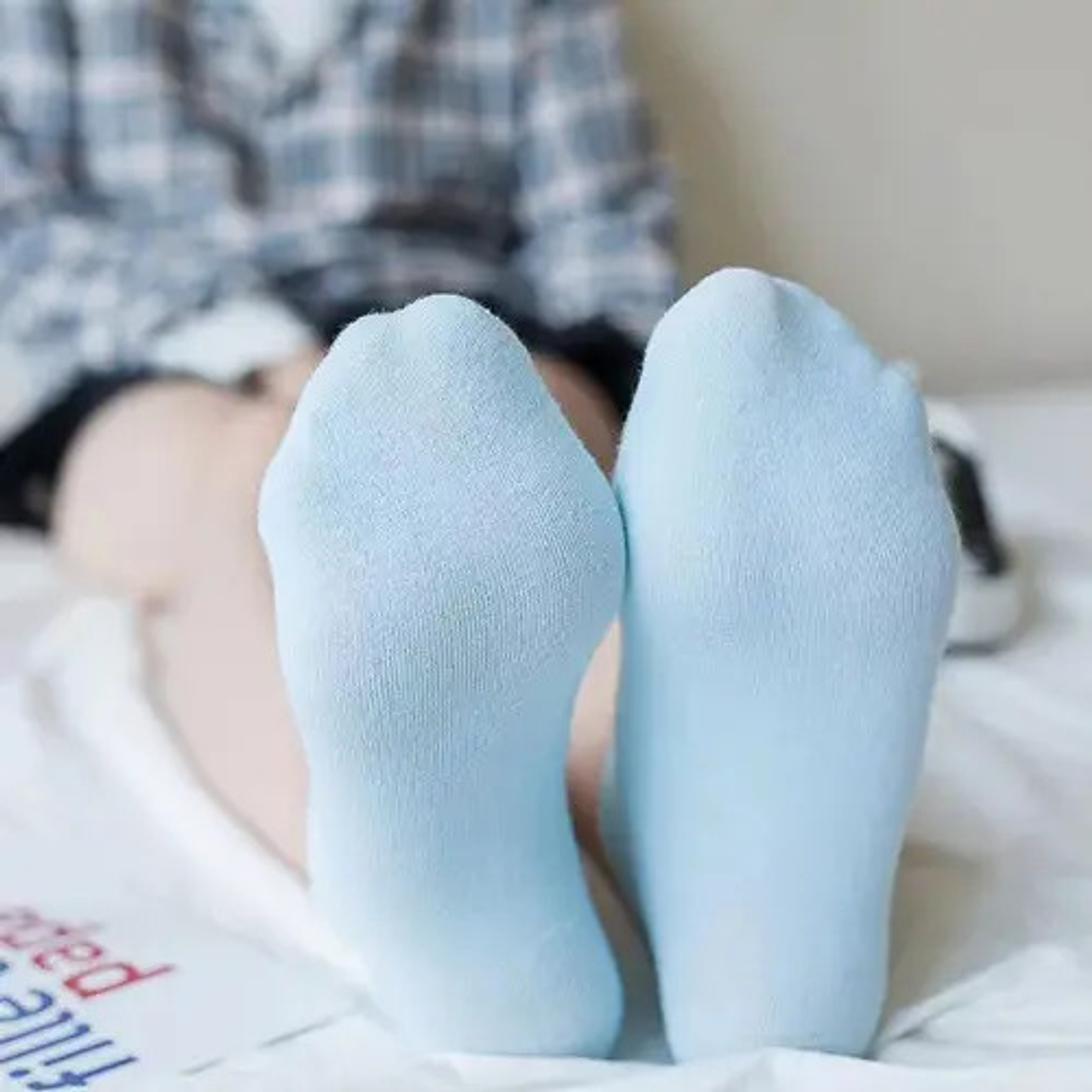 Pack 12 Pares Calcetines De Niña Bambú Liso 2 A 10 4