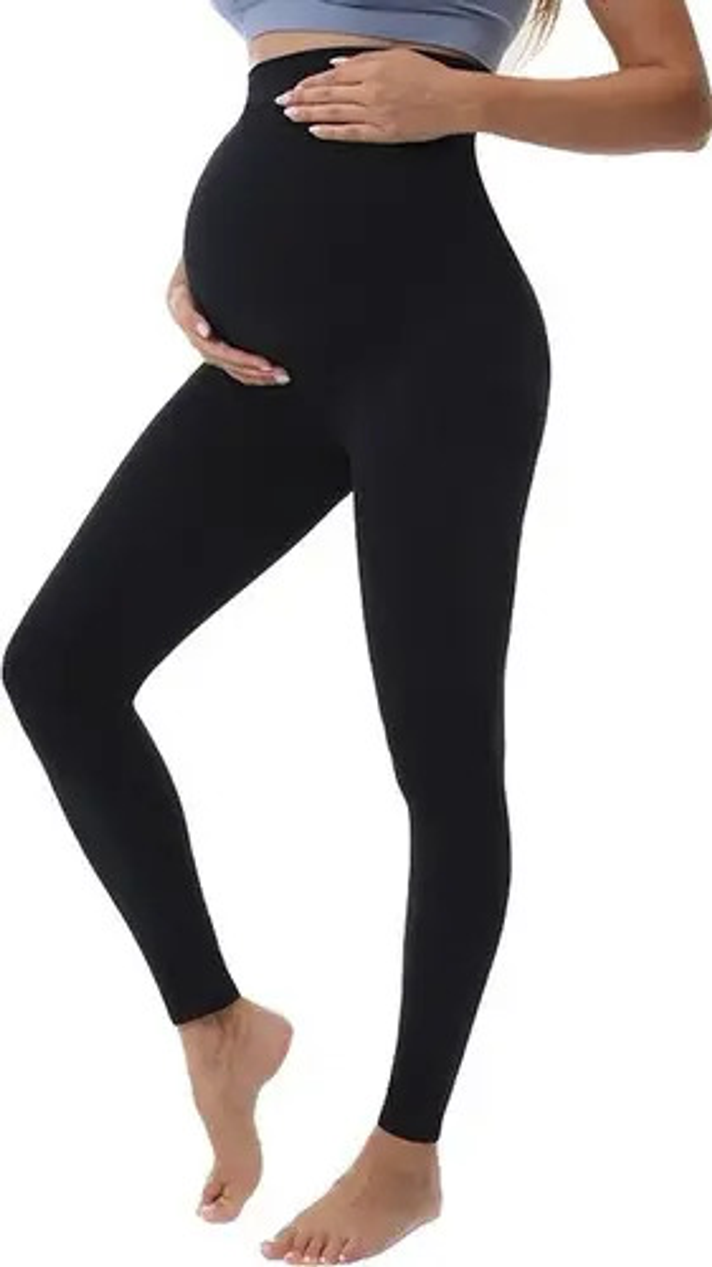 Calza Embarazada De Algodón Con Chiporro Invierno Maternal 2