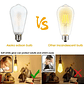 Ampolleta Vintage Filamento Led  E27 Luz Calida X6 - Miniatura 3