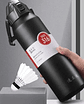 Botella De Agua Deportiva De Acero Inoxidable 316 De 1300ml Negro - Miniatura 4