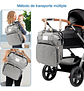 Mochila 3 En 1 Pañalera Cuna Y Mudador Portátil Para Bebés - Miniatura 6