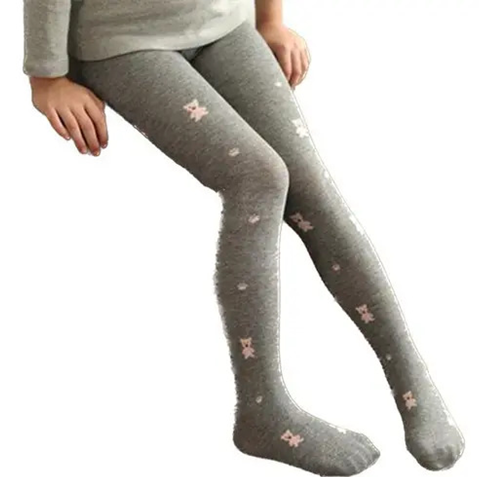 Pack 3 Pantys De Niña Algodón Buena Calidad  Osito 1