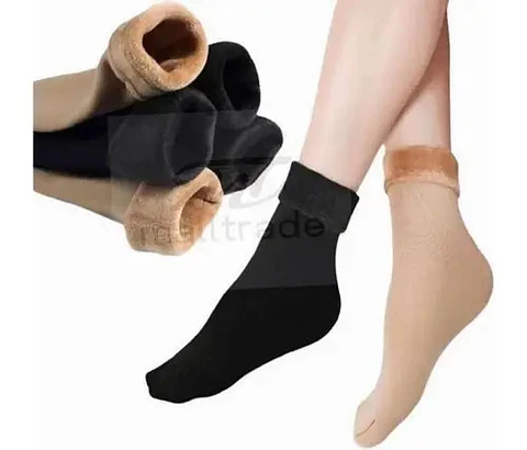 Pack 12pares Calcetines Térmicos Polar Mujer Calidos