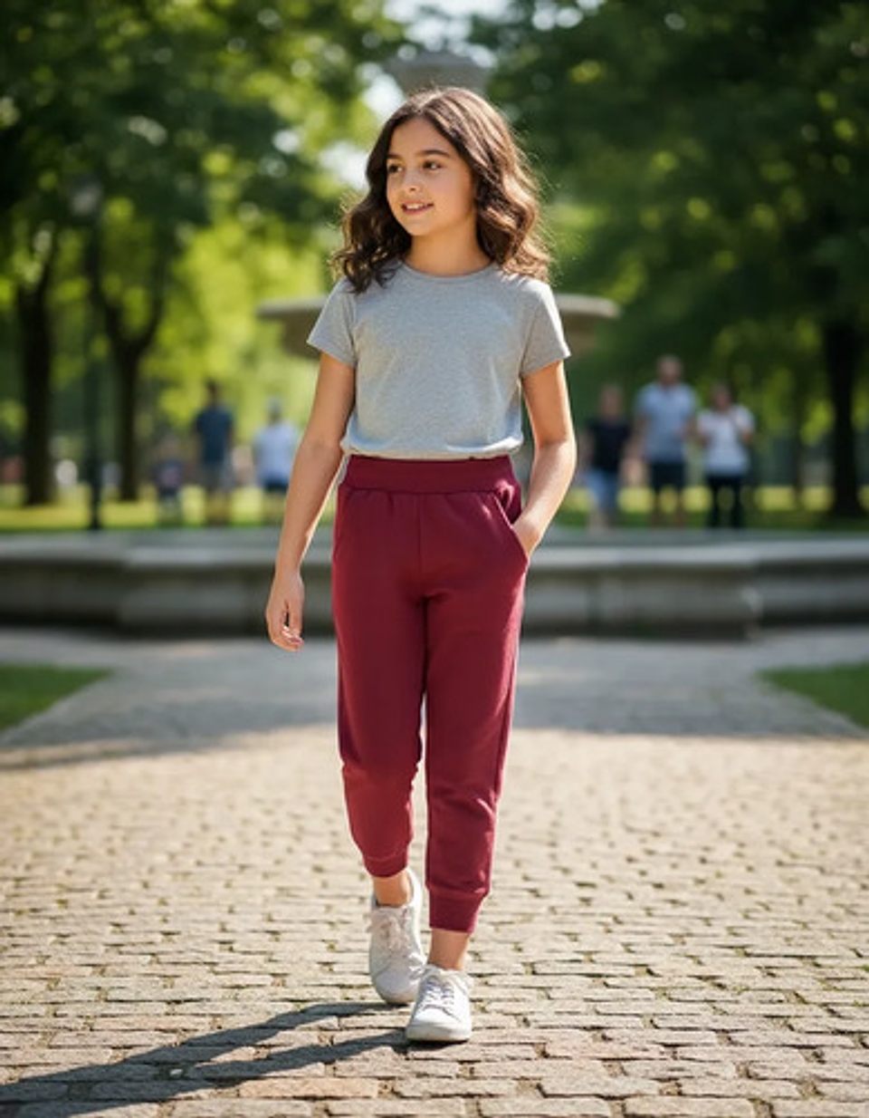 Pack 3 Pantalones De Buzo Para Niña Talla 8 A 16 Liso 1