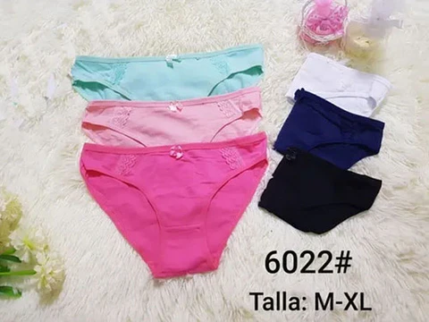 Pack 12 Calzones Algodón.calzón Mujer/nina M A Xl