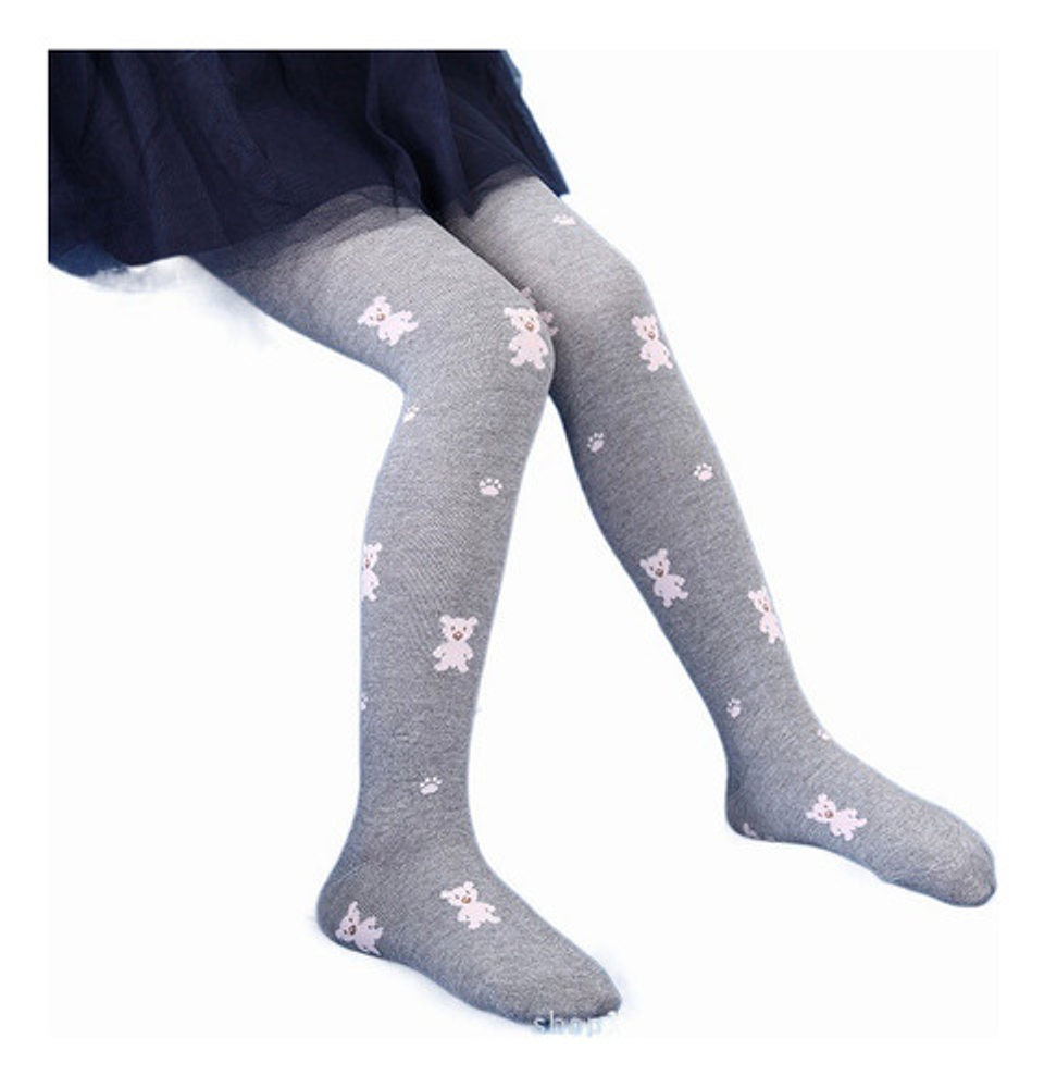 Pack 6 Pantys De Niña Algodón Buena Calida,osito 3