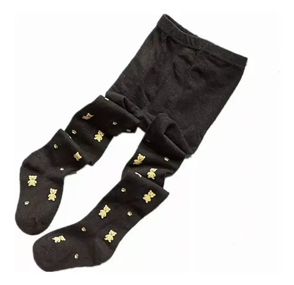 Pack 6 Pantys De Niña Algodón Buena Calida,osito 4