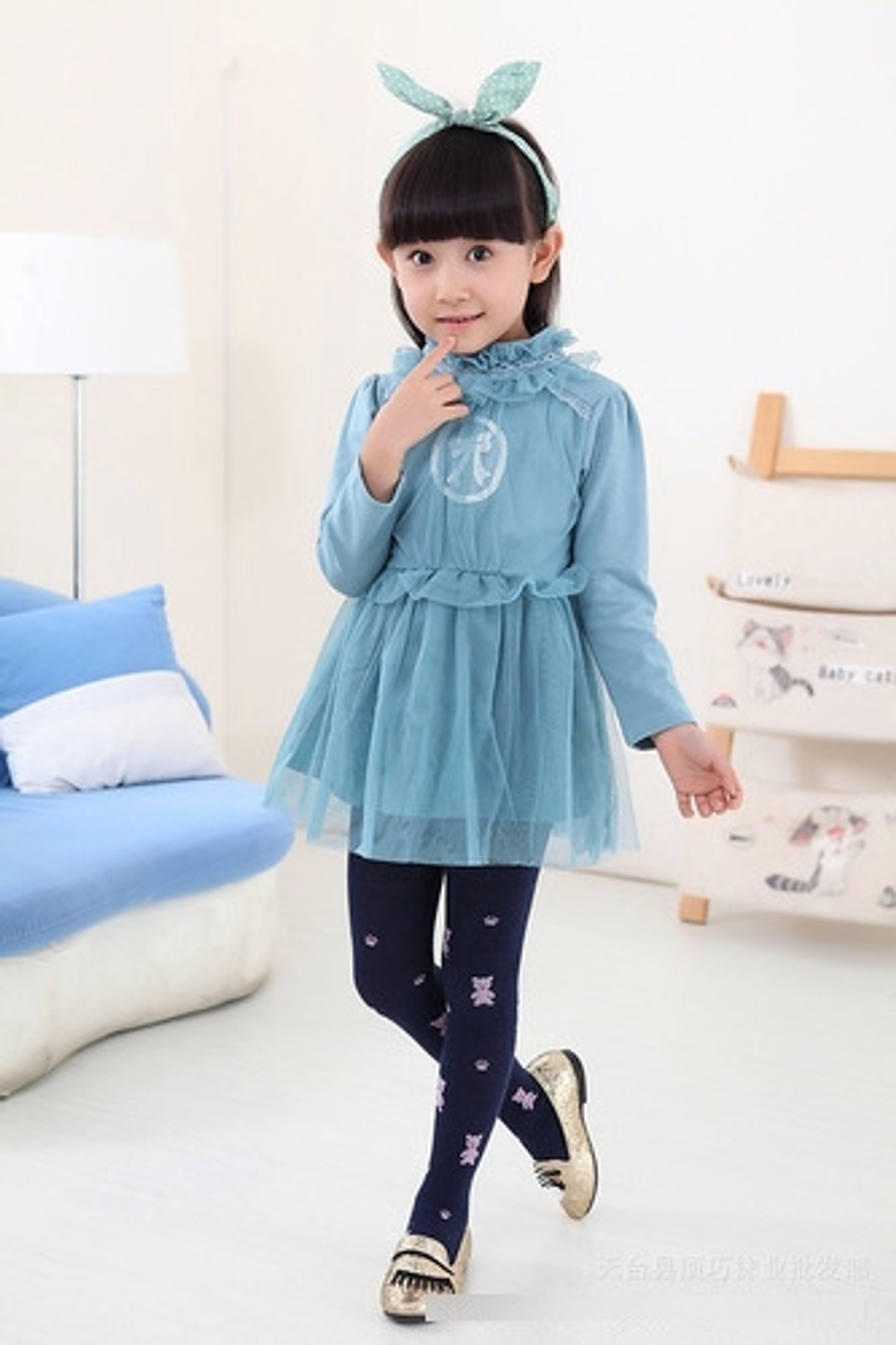 Pack 6 Pantys De Niña Algodón Buena Calida,osito 6