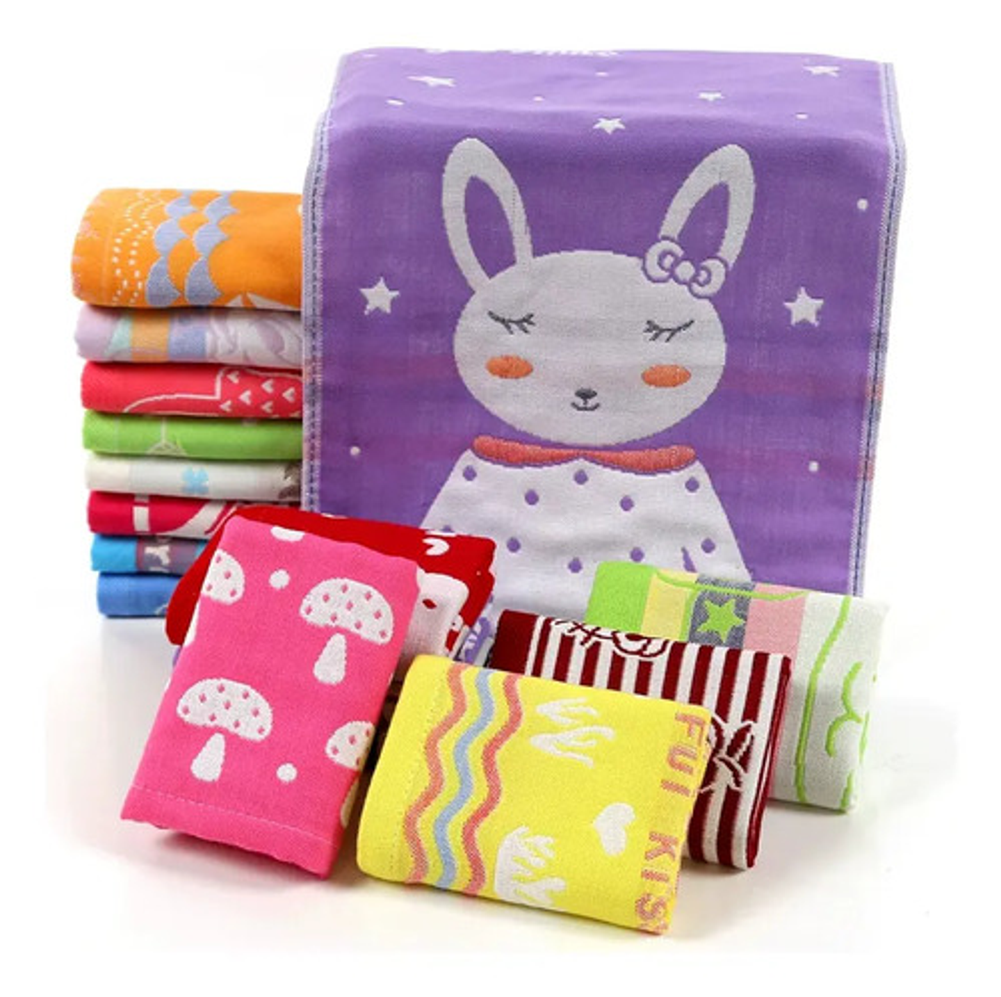 Pack 6 Toalla De Parvulo,toalla Niños 3