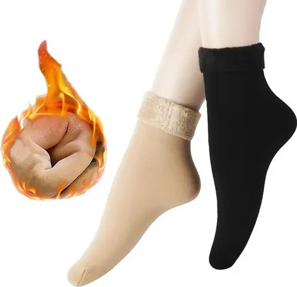 Pack 6pares Calcetines Térmicos Polar Mujer Calidos 1