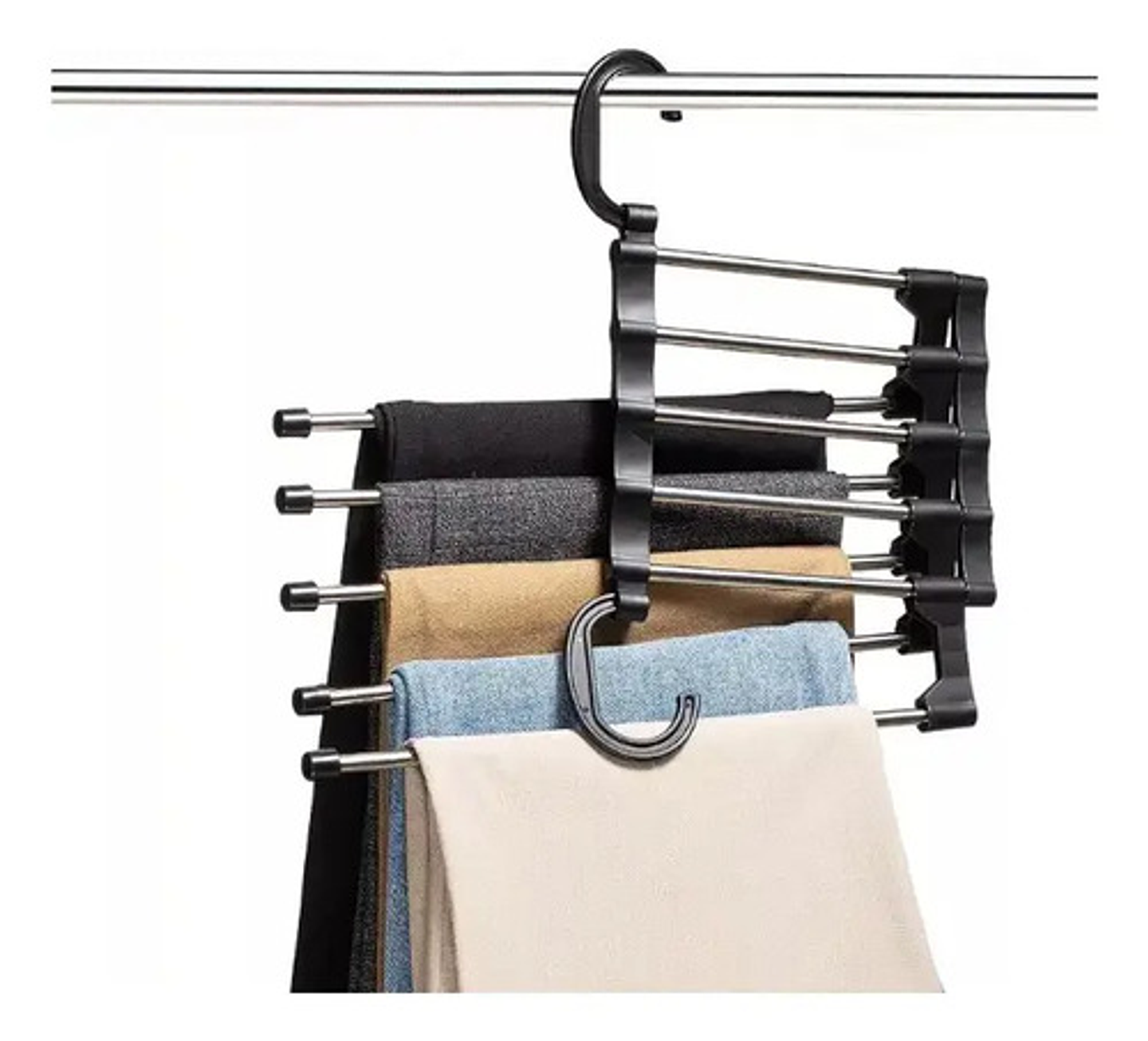 Percheros Colgador Mágico De Ropa Multicapa Plegable 4pack 1