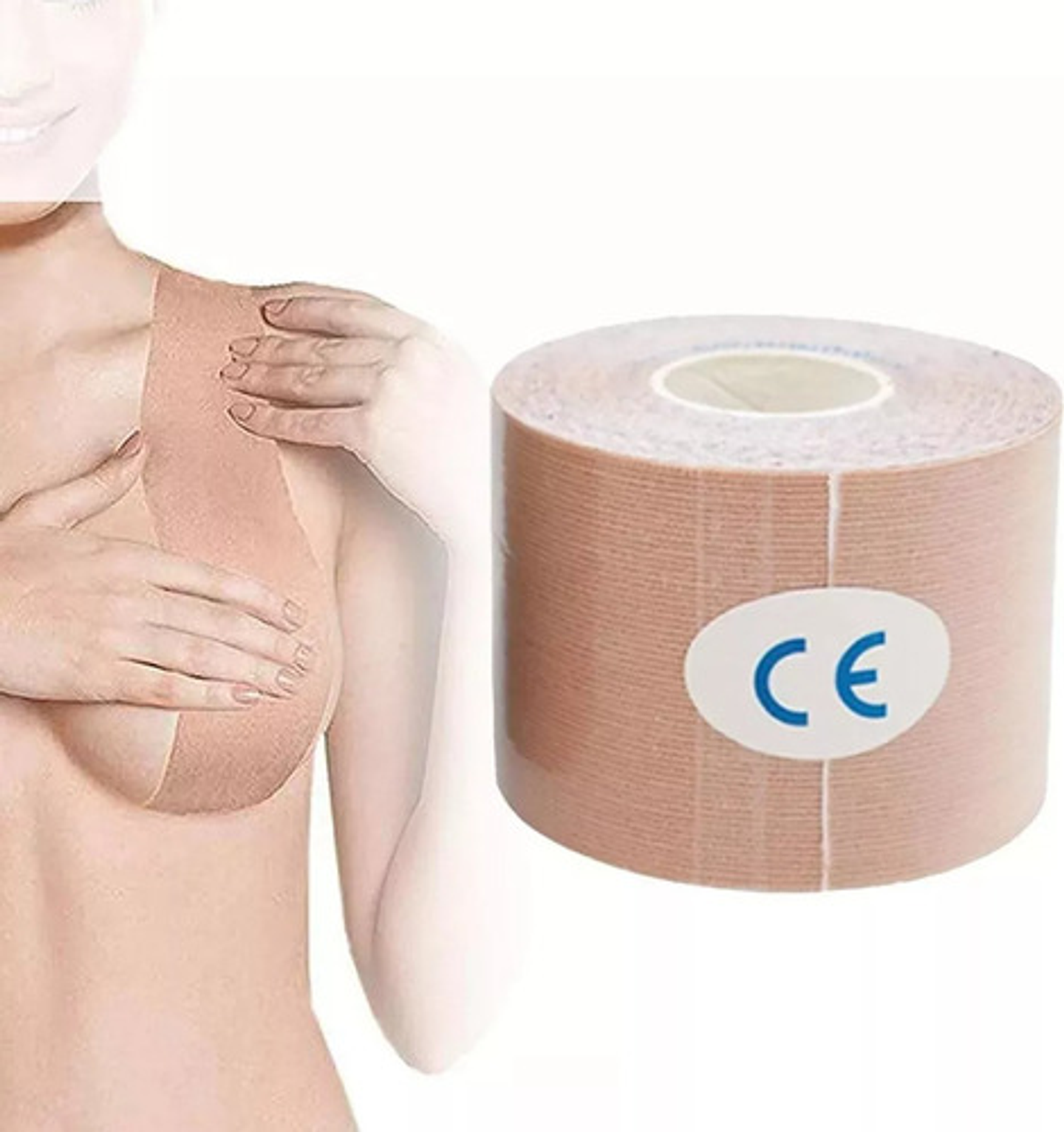 Sostén Cinta Modeladora Y Levanta Senos Transparente  3pack 6