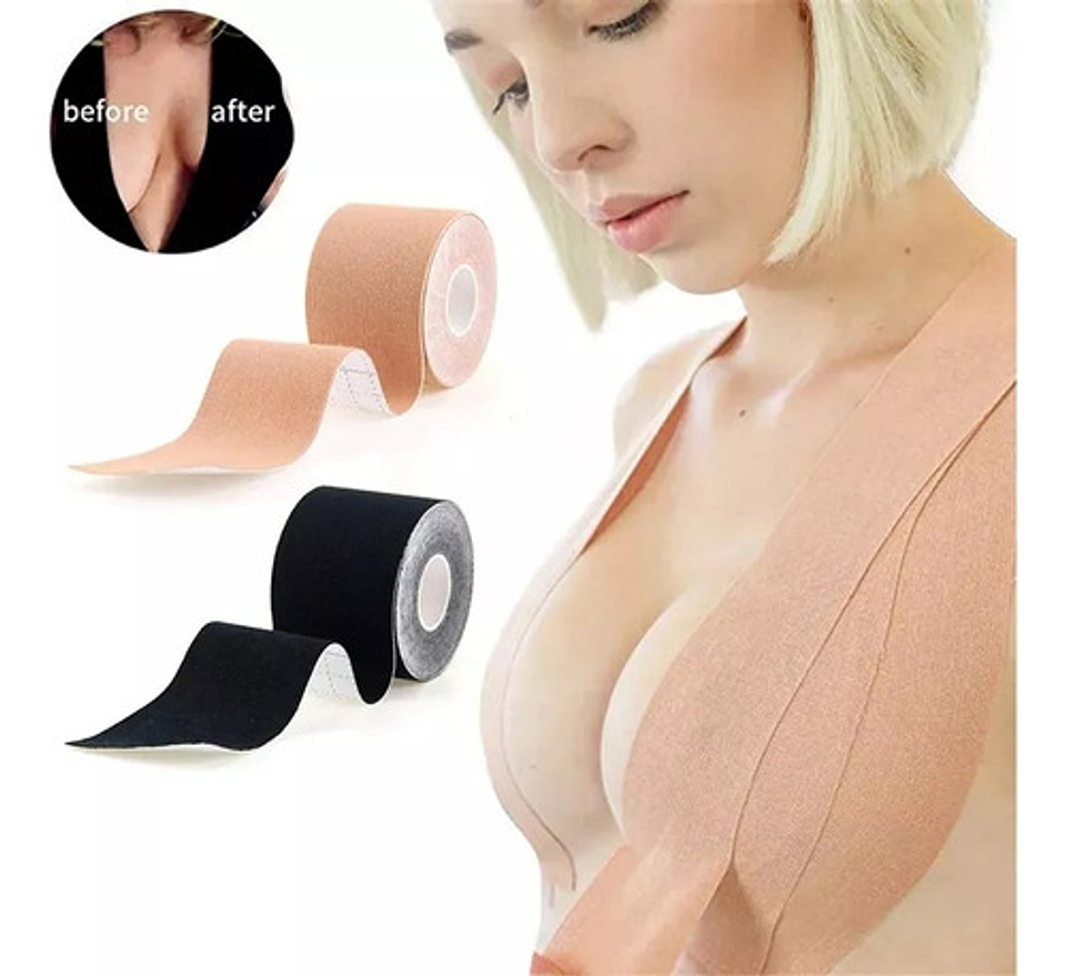 Sostén Cinta Modeladora Y Levanta Senos Transparente  3pack 9