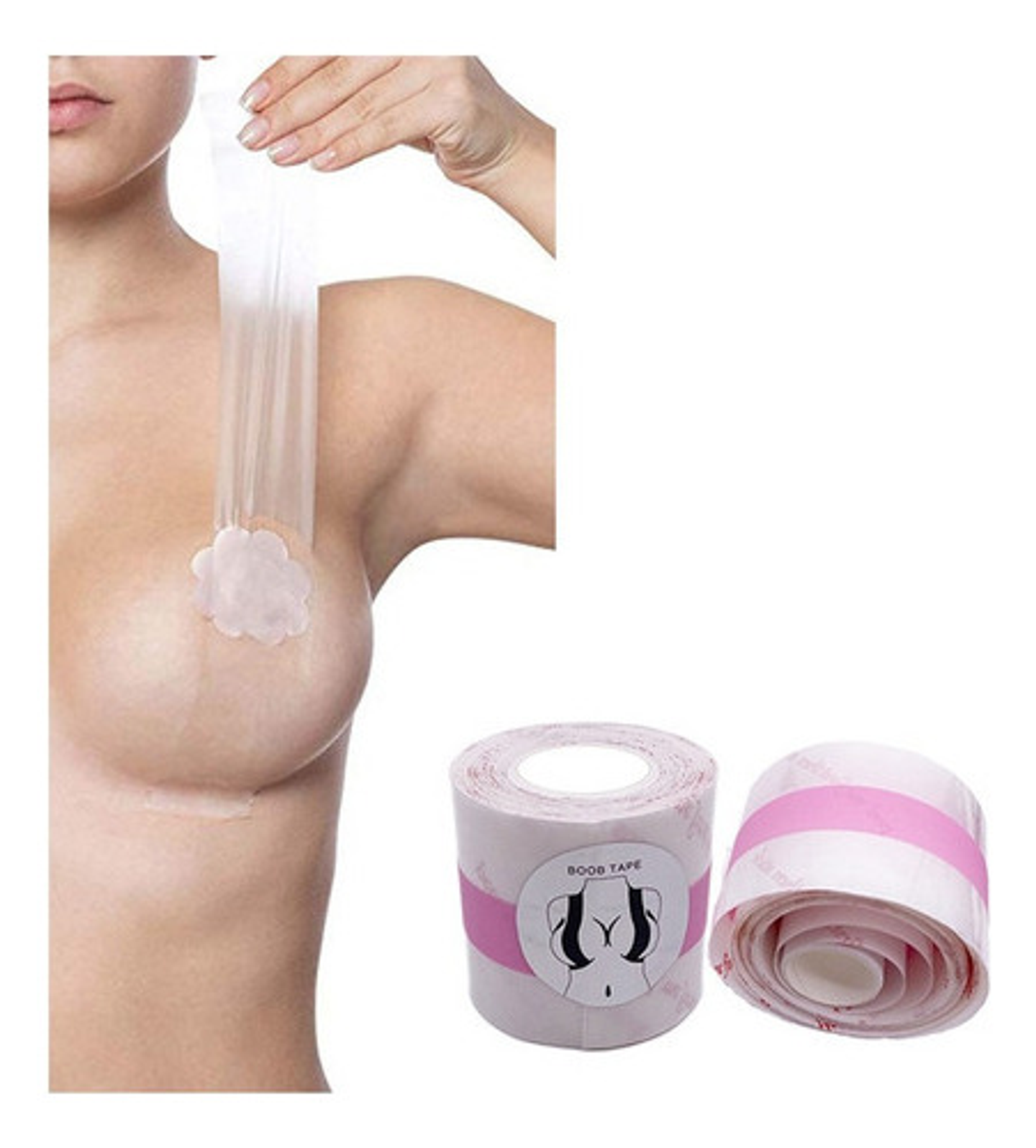 Sostén Cinta Modeladora Y Levanta Senos Transparente  3pack 11