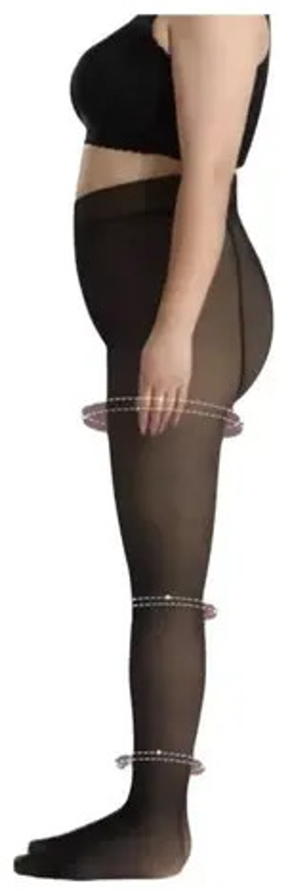 Pack2 Calza Efecto Piel Panty Con Chiporro Invierno Con Pie 3