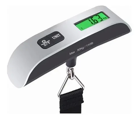 Pesa Balanza Digital Maleta Para Colgar Hasta 50kg
