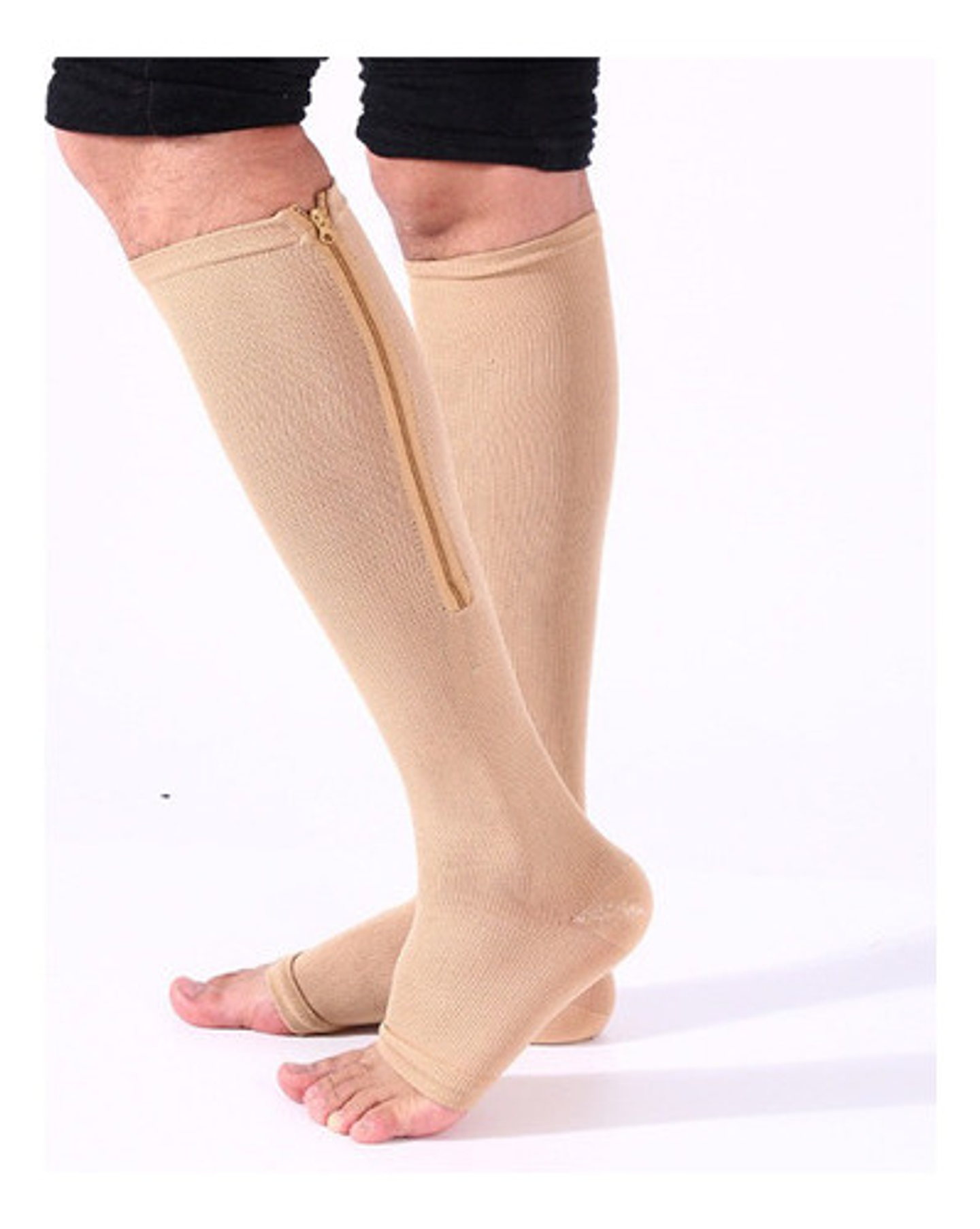 2 Pares De Calcetas Medias De Compresión Várices Circulación 7