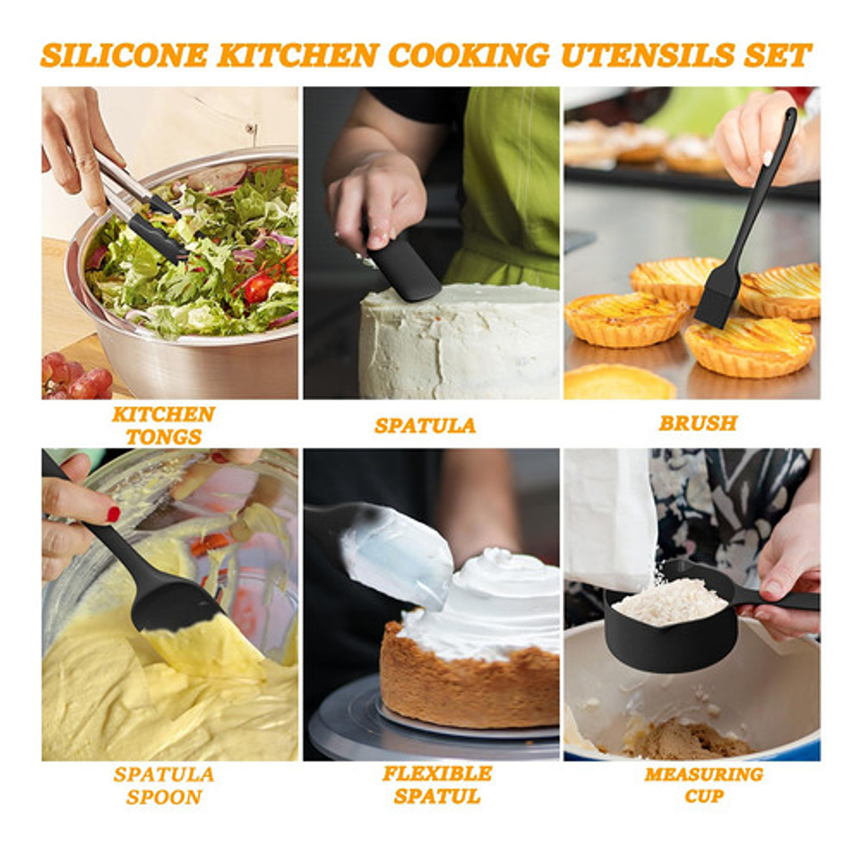 Juego De Bowls Con Tapa Acero Inoxidable Antideslizante Plateado 2