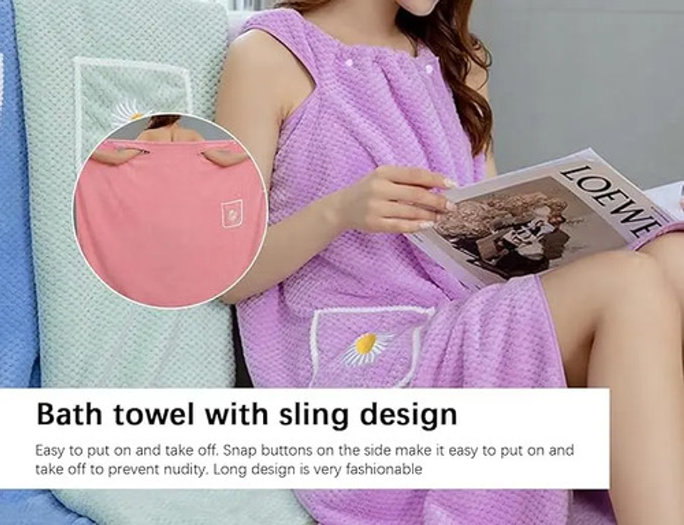 Pack 6 Toalla De Baño Con Diseño De Lazotoalla De Baño Mujer 3