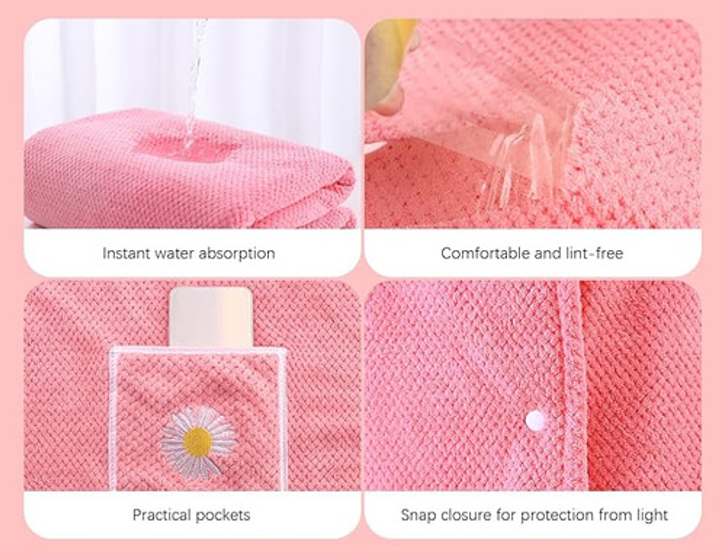 Pack 6 Toalla De Baño Con Diseño De Lazotoalla De Baño Mujer 9